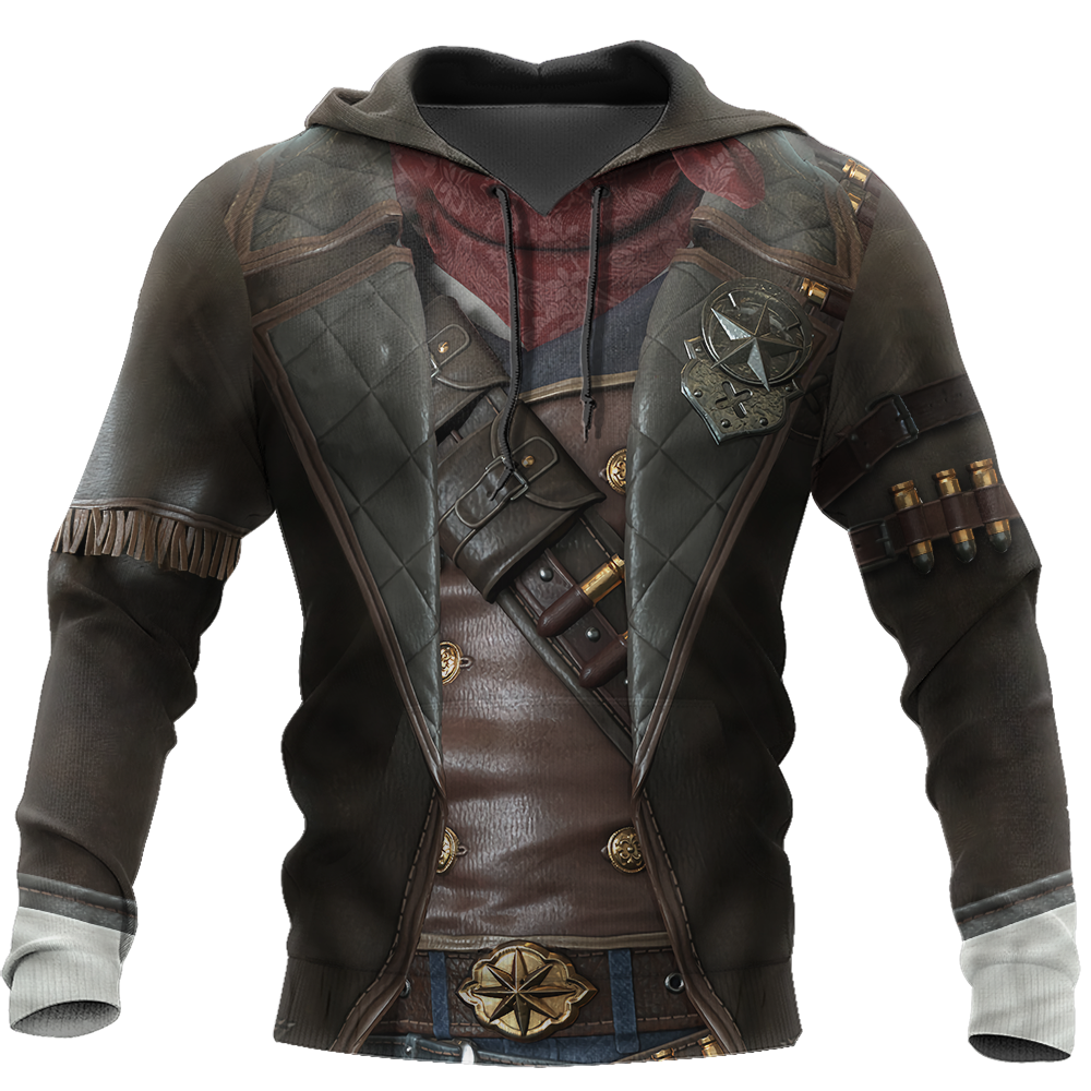 3D All Over Printed Cowboy Armor Hoodie Shirts MP260203-Apparel-MP-Hoodie-S-Vibe Cosy™