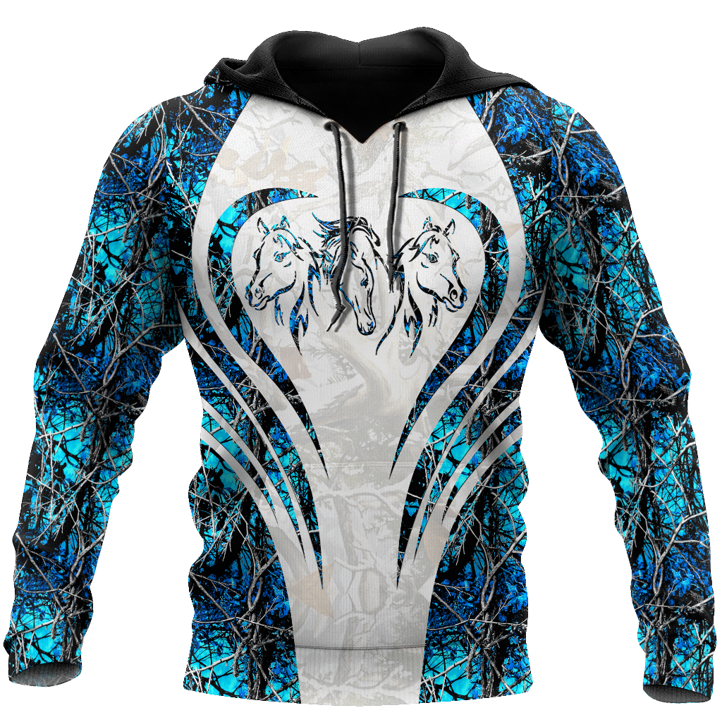 Beautiful Horse 3D All Over Printed shirt for Men and Women Pi060103-Apparel-TA-Hoodie-S-Vibe Cosy™