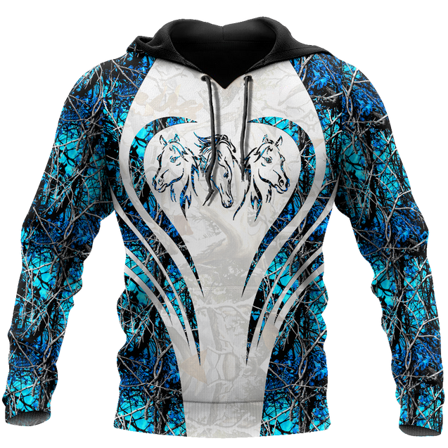 Beautiful Horse 3D All Over Printed shirt for Men and Women Pi060103-Apparel-TA-Hoodie-S-Vibe Cosy™