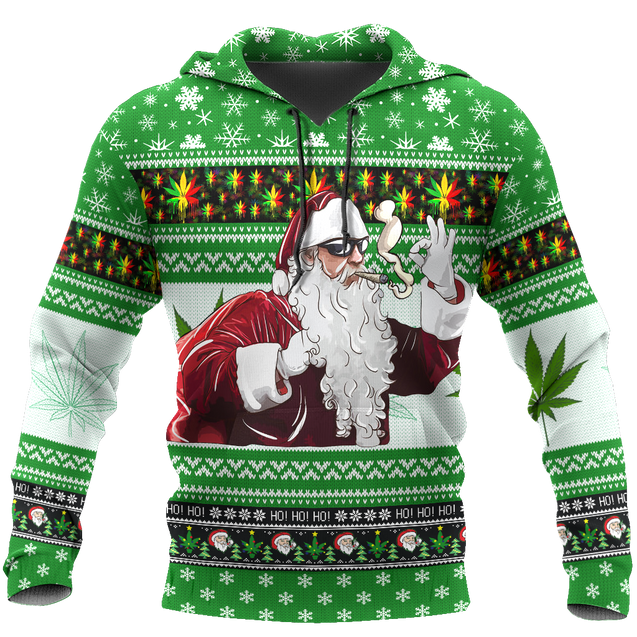 Christmas Santa Marijuana Pi181002-Apparel-NNK-Hoodie-S-Vibe Cosy™