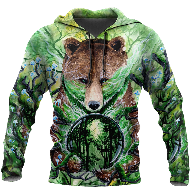 Magic Bear 3D all over printed shirts for men and women Pi121202 PL-Apparel-PL8386-Hoodie-S-Vibe Cosy™