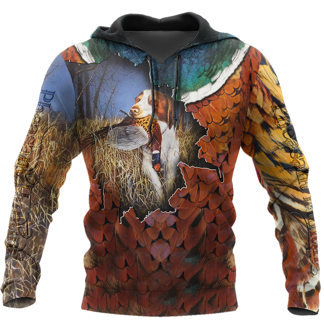 Pheasant Hunting 3D All Over Printed Shirts For Men And Women MP985-Apparel-MP-Hoodie-S-Vibe Cosy™