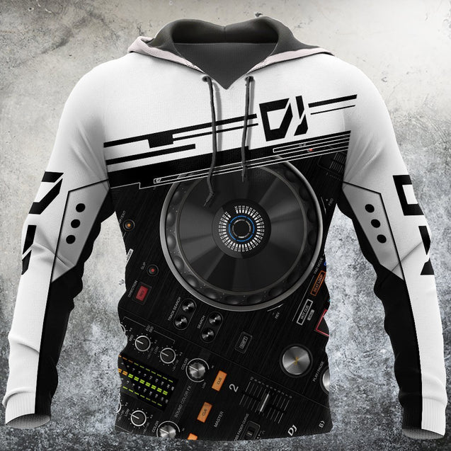 DJ player music 3d hoodie, t-shirt, sweatshirt for men and women HG HAC41201-Apparel-HG-Hoodie-S-Vibe Cosy™