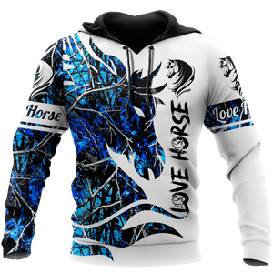 Beautiful Horse 3D All Over Printed shirt for Men and Women Pi060101-Apparel-NNK-Hoodie-S-Vibe Cosy™