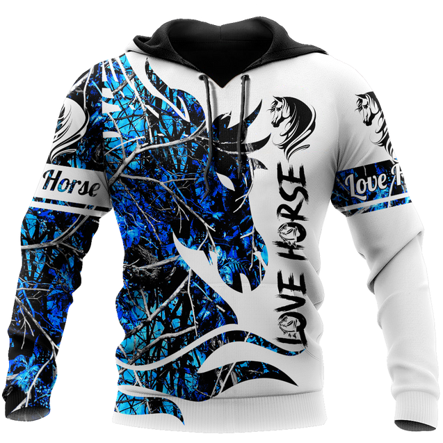 Beautiful Horse 3D All Over Printed shirt for Men and Women Pi060101-Apparel-NNK-Hoodie-S-Vibe Cosy™