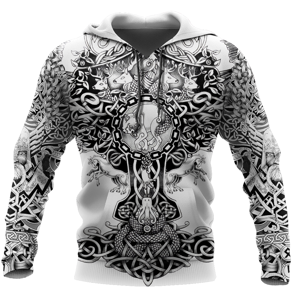 3D All Over Printed Sons Of Vikings Hoodie-Apparel-HP Arts-Hoodie-S-Vibe Cosy™