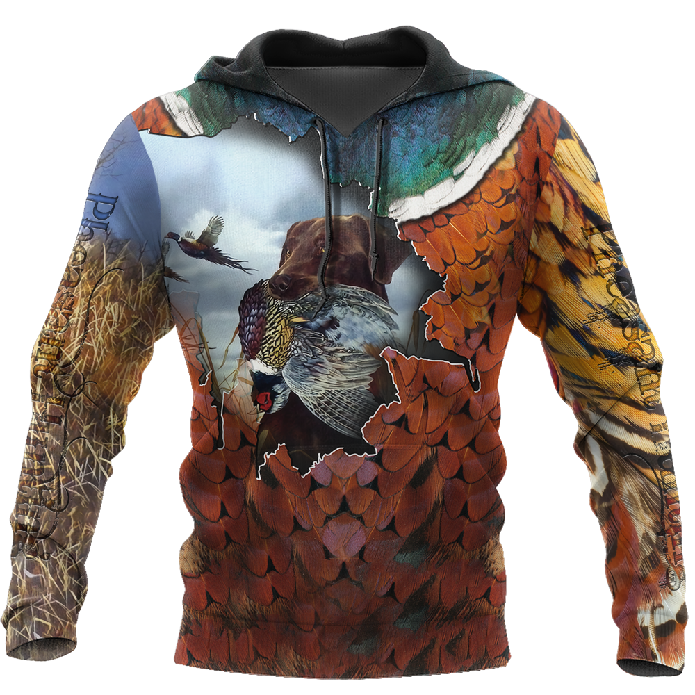 Pheasant Labrador Hunting 3D All Over Printed Shirts For Men And Women AZ100101-Apparel-MP-Hoodie-S-Vibe Cosy™