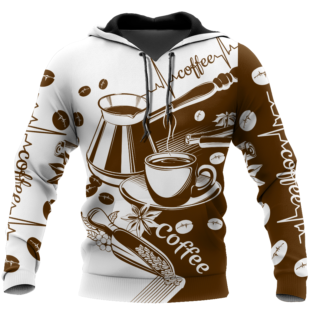 Coffeeeeee 3D All Over Printed Differences Between Types Of World Coffee Shirts and Shorts For Barista Pi241203 PL-Apparel-PL8386-Hoodie-S-Vibe Cosy™
