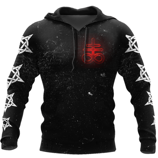 The Satanic Baphomet 3D  All Over Printed Hoodie MP853 - Amaze Style™-Apparel
