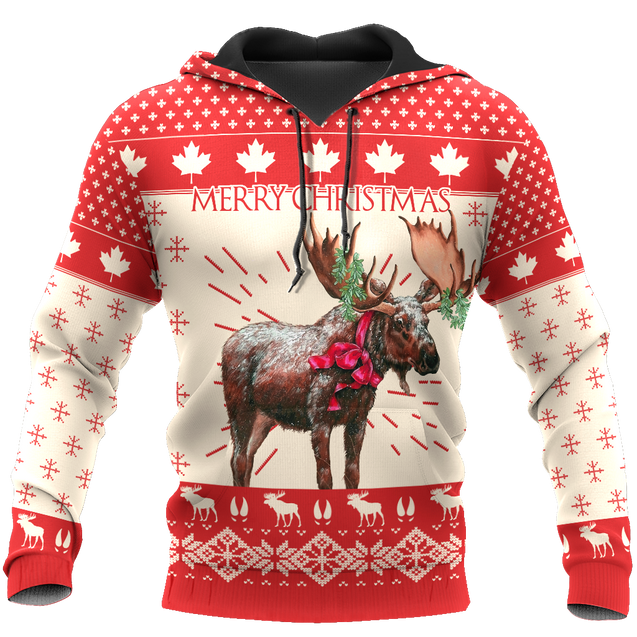 Christmas Reindeer Pi191001-Apparel-NNK-Hoodie-S-Vibe Cosy™