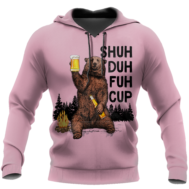 Shuh Duh Fuh Cup - Bear go Camping B102-Apparel-NNK-Hoodie-S-Vibe Cosy™