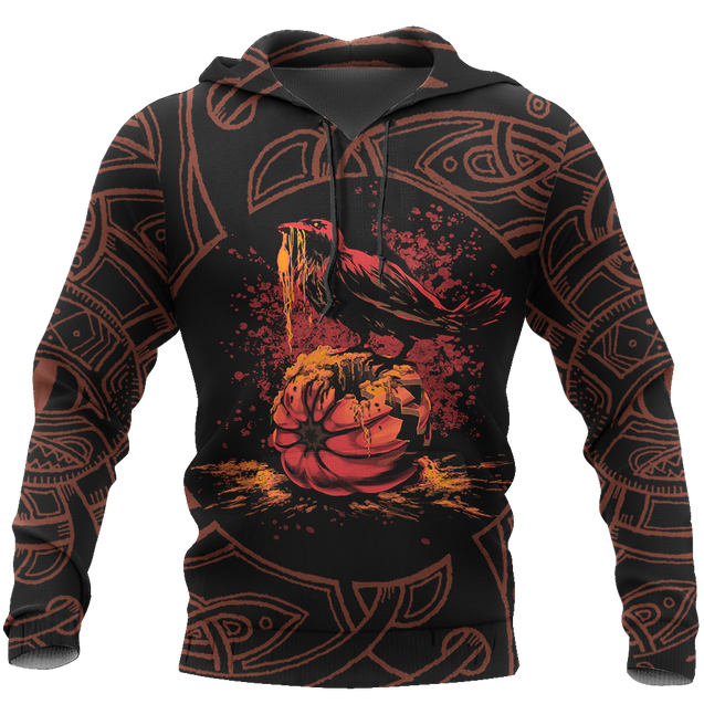 Vikings - Bird Halloween Hoodie-Apparel-HP Arts-Hoodie-S-Vibe Cosy™