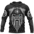 3D All Over Printed Raven And Odin version 1.0-Apparel-HP Arts-Hoodie-S-Vibe Cosy™