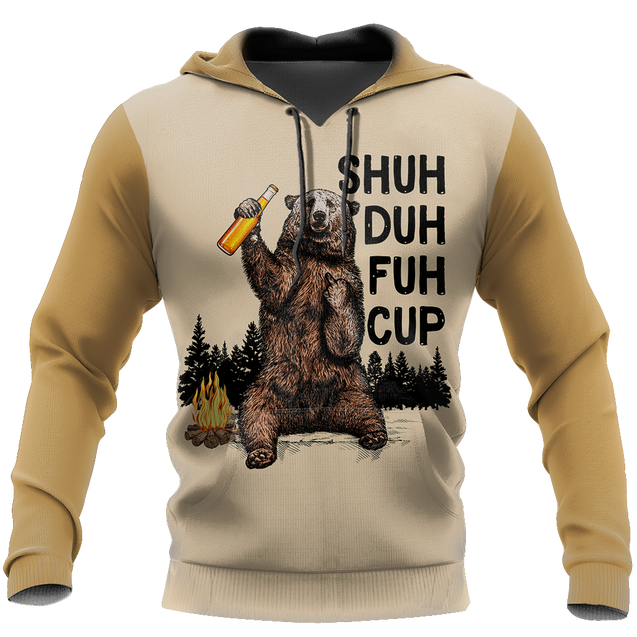 Shuh Duh Fuh Up (Dirty Hand) - Camping Bear B106-Apparel-NNK-Hoodie-S-Vibe Cosy™