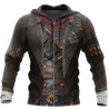 3D All Over Printed Cowboy Armor Hoodie Shirts MP260203-Apparel-MP-zip-up hoodie-S-Vibe Cosy™