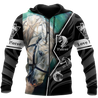 Beautiful Horse 3D All Over Printed shirt for Men and Women Pi040101-Apparel-NNK-Zipped Hoodie-S-Vibe Cosy™