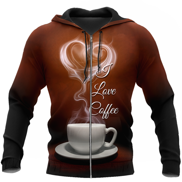 Love Coffee 3D All Over Printed Differences Between Types Of World Coffee Shirts Pi271101 PL-Apparel-PL8386-zip-up hoodie-S-Vibe Cosy™