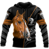 Beautiful Horse 3D All Over Printed shirt for Men and Women Pi040106-Apparel-TA-Zipped Hoodie-S-Vibe Cosy™