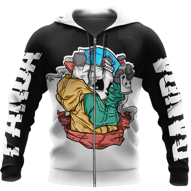 Love Panda 3D all over printed shirts for men and women AZ201203 PL-Apparel-PL8386-zip-up hoodie-S-Vibe Cosy™