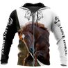 Love Horse 3D All over print for Men and Women shirt Pi030102-Apparel-NNK-Zipped Hoodie-S-Vibe Cosy™