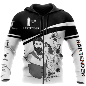 Bartender World 3D All Over Printed Differences Between Types Of World Coffee Shirts and Shorts Pi130101 PL-Apparel-PL8386-zip-up hoodie-S-Vibe Cosy™