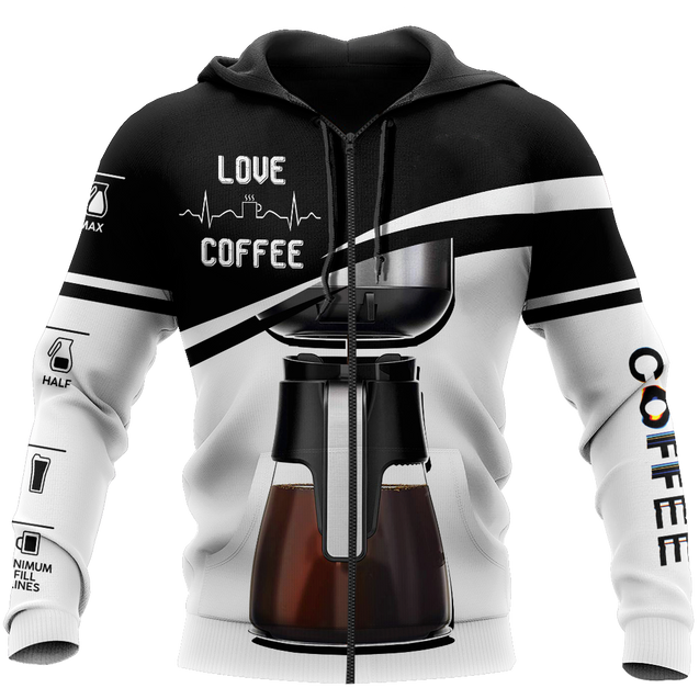 Barista 3D all over printed ninja specialty fold-away frother (CM401) coffee maker shirts and shorts Pi090103 PL-Apparel-PL8386-zip-up hoodie-S-Vibe Cosy™
