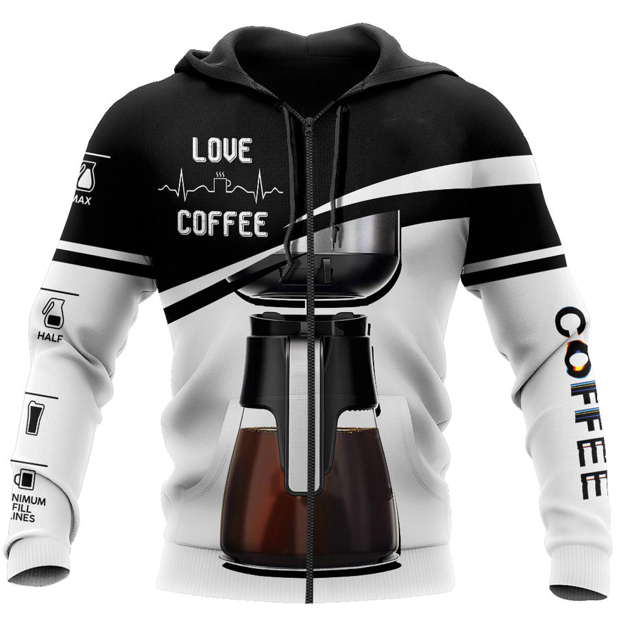 Barista 3D all over printed ninja specialty fold-away frother (CM401) coffee maker shirts and shorts Pi090103 PL-Apparel-PL8386-Hoodie-S-Vibe Cosy™