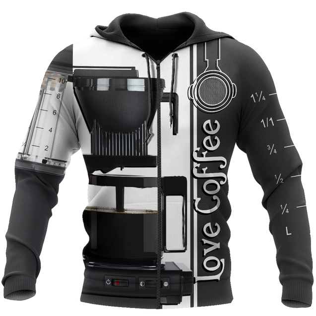 Barista 3D all over printed technivorm moccamaster KBG 741 coffee brewer shirts and shorts Pi090102 PL-Apparel-PL8386-zip-up hoodie-S-Vibe Cosy™