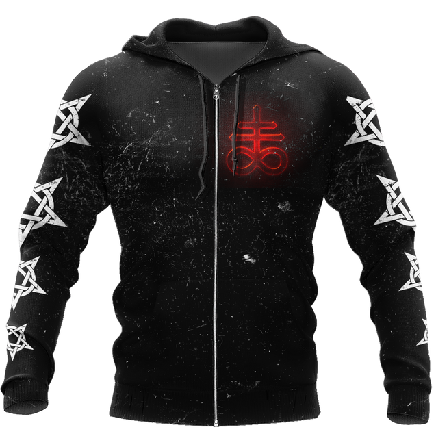 The Satanic Baphomet 3D  All Over Printed Hoodie MP853 - Amaze Style™-Apparel