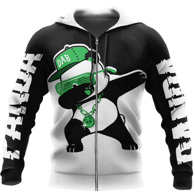 Love Panda 3D all over printed shirts for men and women AZ201201 PL-Apparel-PL8386-zip-up hoodie-S-Vibe Cosy™