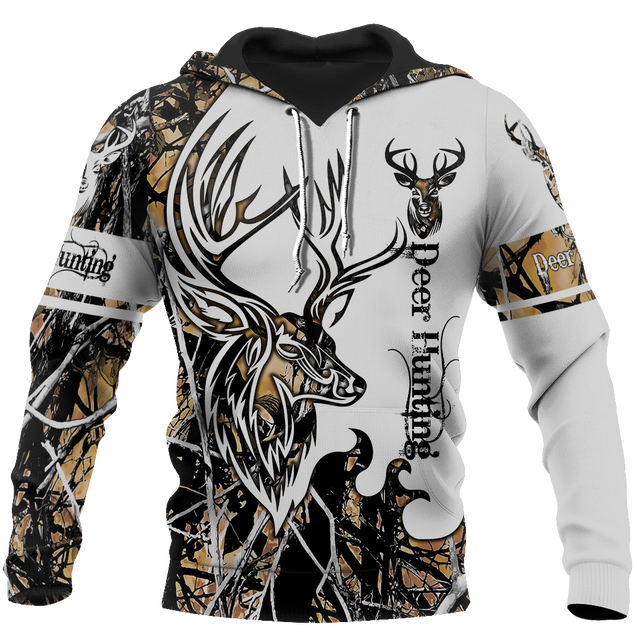 DEER HUNTING OUTSHINE CAMO 3D ALL OVER PRINTED SHIRTS FOR MEN AND WOMEN JJ051205 PL-Apparel-PL8386-Hoodie-S-Vibe Cosy™