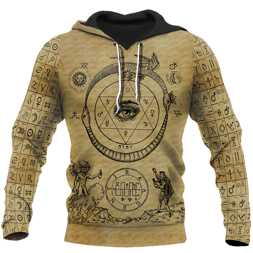 Alchemy 3D All Over Printed Shirts Hoodie JJ140103-Apparel-MP-Hoodie-S-Vibe Cosy™