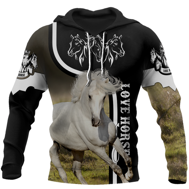 Love Horse Shirt - Winter Set for Men and Women JJ281201-Apparel-NNK-Hoodie-S-Vibe Cosy™