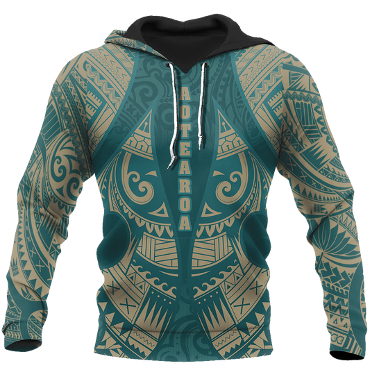 New Zealand Maori Hoodie, Hei Matau Tattoo Pullover Hoodie PL JJ150103-Apparel-PL8386-Hoodie-S-Vibe Cosy™