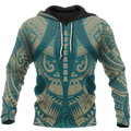 New Zealand Maori Hoodie, Hei Matau Tattoo Pullover Hoodie PL JJ150103-Apparel-PL8386-Hoodie-S-Vibe Cosy™