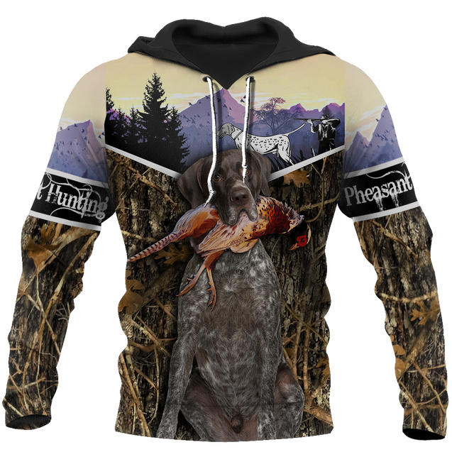 Pheasant Hunting 3D All Over Printed Shirts For Men And Women JJ110101-Apparel-MP-Hoodie-S-Vibe Cosy™