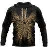 New Zealand Maori Hoodie, Wairua Tattoo Turtle Pullover Hoodie - Gold JJ150101 PL-Apparel-PL8386-Hoodie-S-Vibe Cosy™