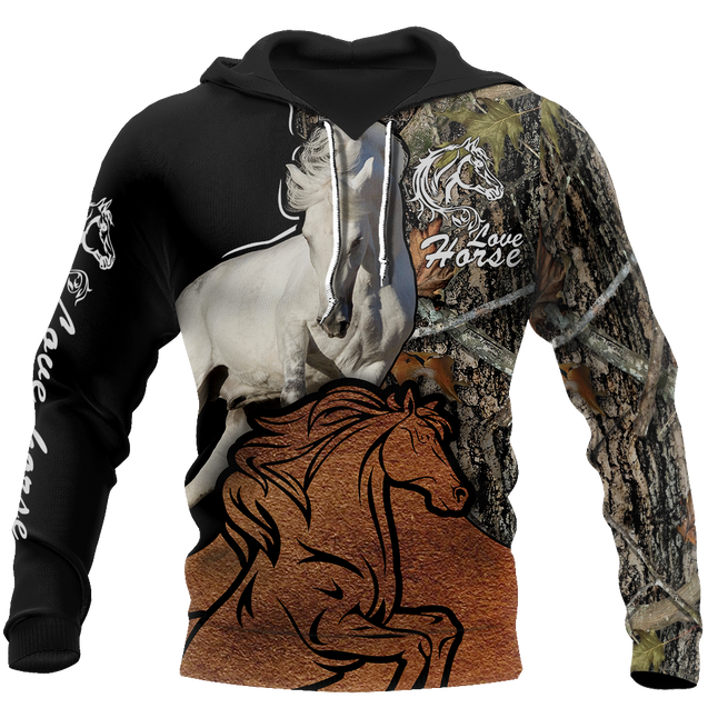 Beautiful Horse Shirt Muddy Design - Winter Set for Men and Women JJ101202-Apparel-NNK-Hoodie-S-Vibe Cosy™