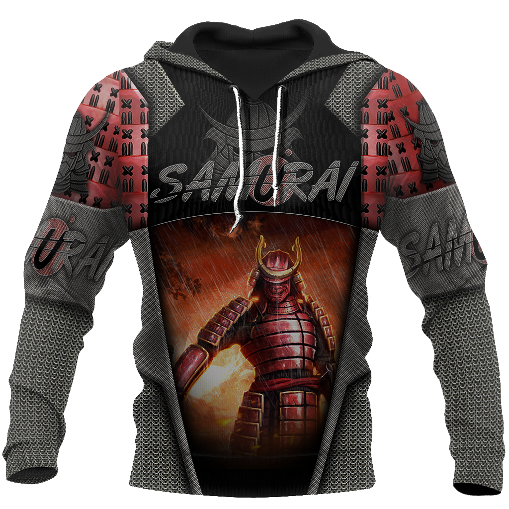 Samurai 3D All Over Printed Shirts JJ301201-Apparel-MP-Hoodie-S-Vibe Cosy™