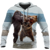 Battle of the bears 3D all over printer shirts for man and women JJ251202 PL-Apparel-PL8386-Hoodie-S-Vibe Cosy™