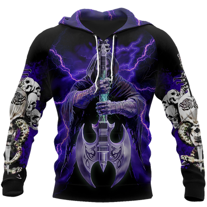 Love Skull And Like Music PL211-Apparel-PL8386-Hoodie-S-Vibe Cosy™