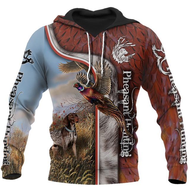 Pheasant Hunting 3D All Over Printed Shirts For Men And Women JJ100101-Apparel-MP-Hoodie-S-Vibe Cosy™