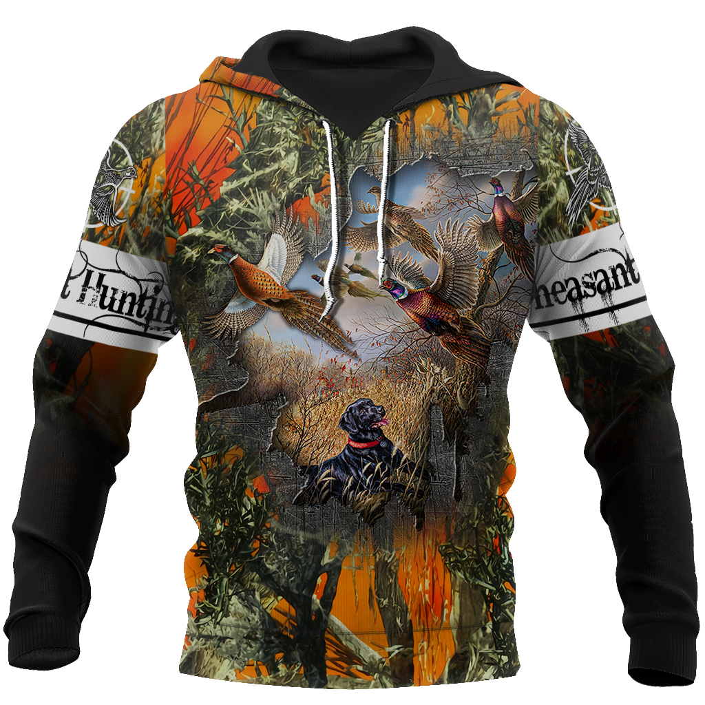 Pheasant Hunting 3D All Over Printed Shirts For Men And Women JJ170102-Apparel-MP-Hoodie-S-Vibe Cosy™