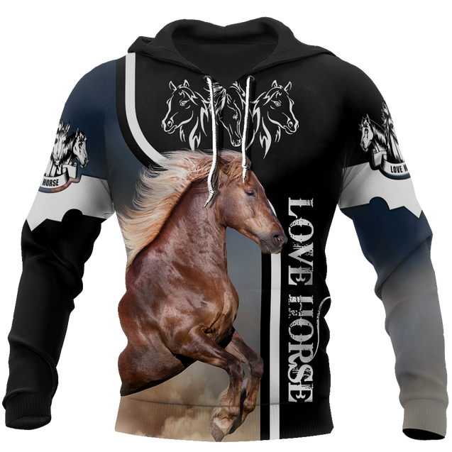 Beautiful Horse Shirt - Winter Set for Men and Women JJ101201-Apparel-NNK-Hoodie-S-Vibe Cosy™