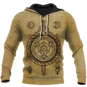 Alchemy 3D All Over Printed Shirts Hoodie JJ140106-Apparel-MP-Hoodie-S-Vibe Cosy™