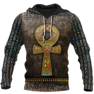 Ancient Egypt Ankh 3D All Over Printed Shirt Hoodie For Men And Women MP1001-Apparel-MP-Hoodie-S-Vibe Cosy™