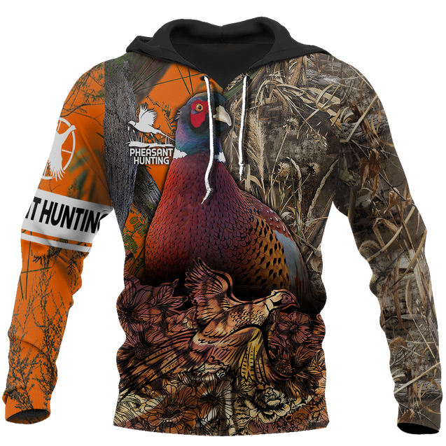 Pheasant Hunting 3D All Over Printed Shirts For Men And Women JJ130101-Apparel-MP-Hoodie-S-Vibe Cosy™