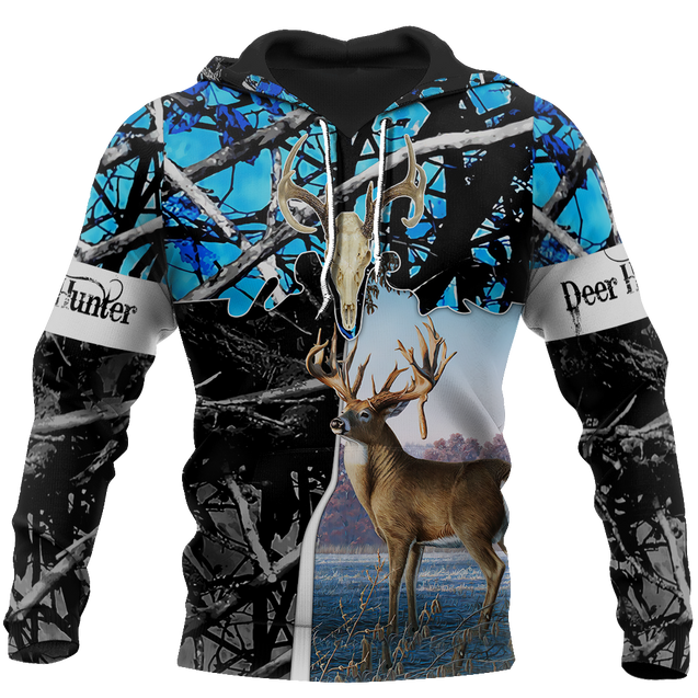 Beutiful deer hunting camo 3D all over printed shirts for man and women JJ221202 PL-Apparel-PL8386-Hoodie-S-Vibe Cosy™