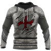 Knight Templar 3D All Over Printed Hoodie Chainmail JJ260201-Apparel-MP-Hoodie-S-Vibe Cosy™