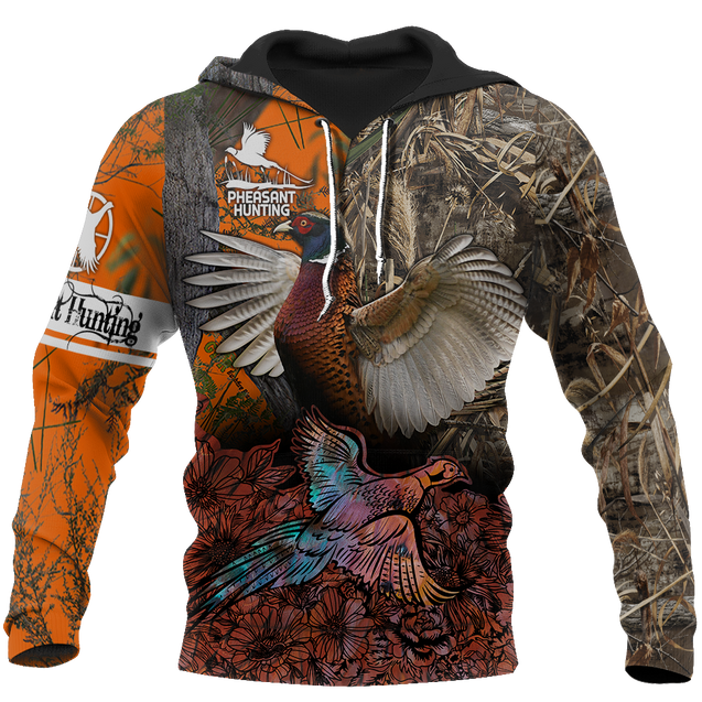 Pheasant Hunting 3D All Over Printed Shirts For Men And Women JJ050203-Apparel-MP-Hoodie-S-Vibe Cosy™